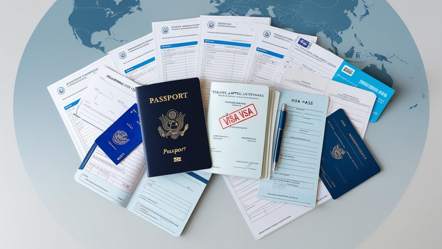 Travel documents and passport