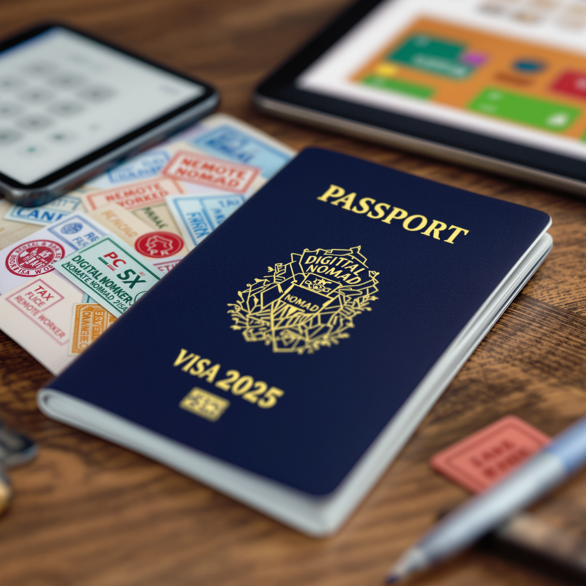 Comparison chart of 2025 digital nomad visa tax benefits across top 10 destinations