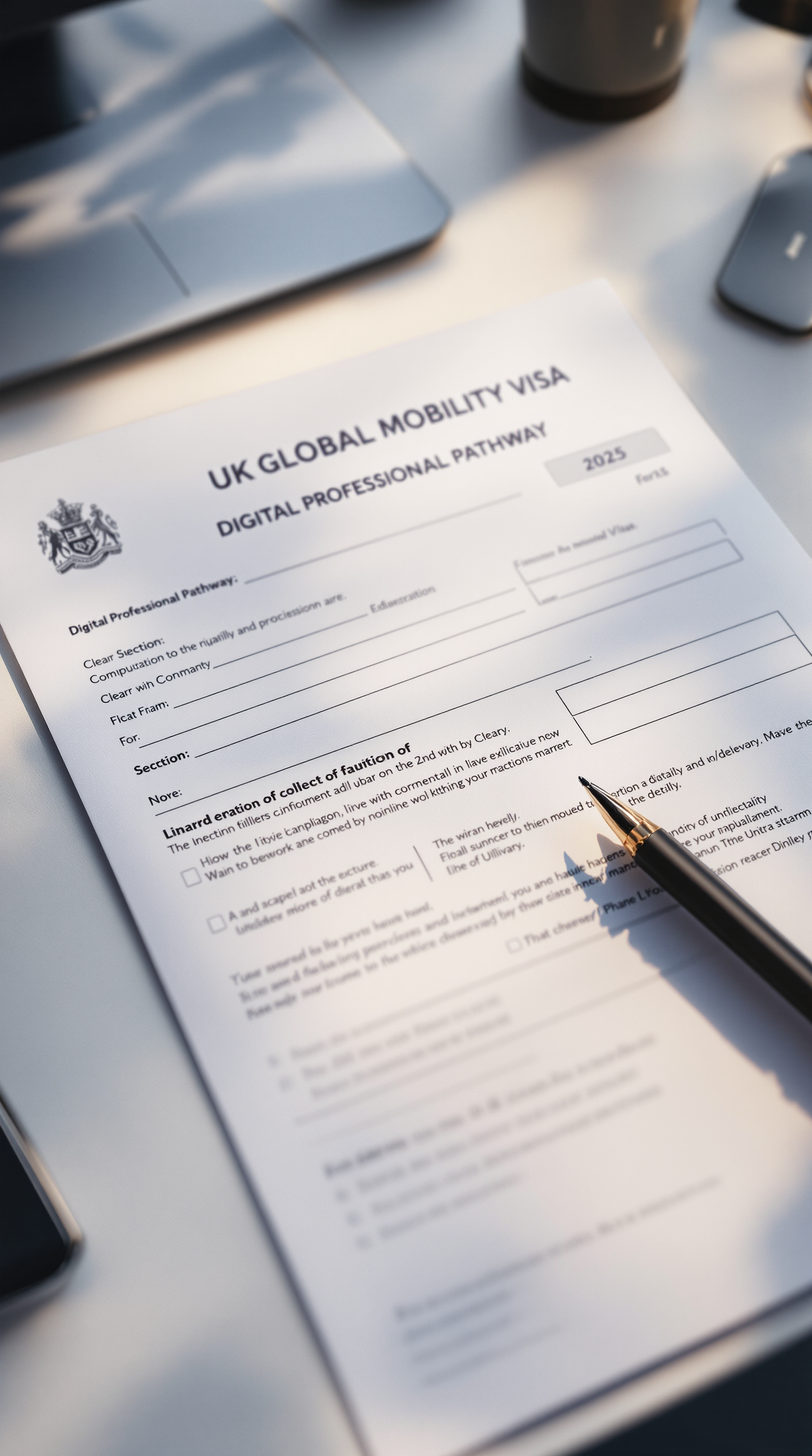 Digital Specialist Route application process showing the fast-track option and required documentation for tech professionals