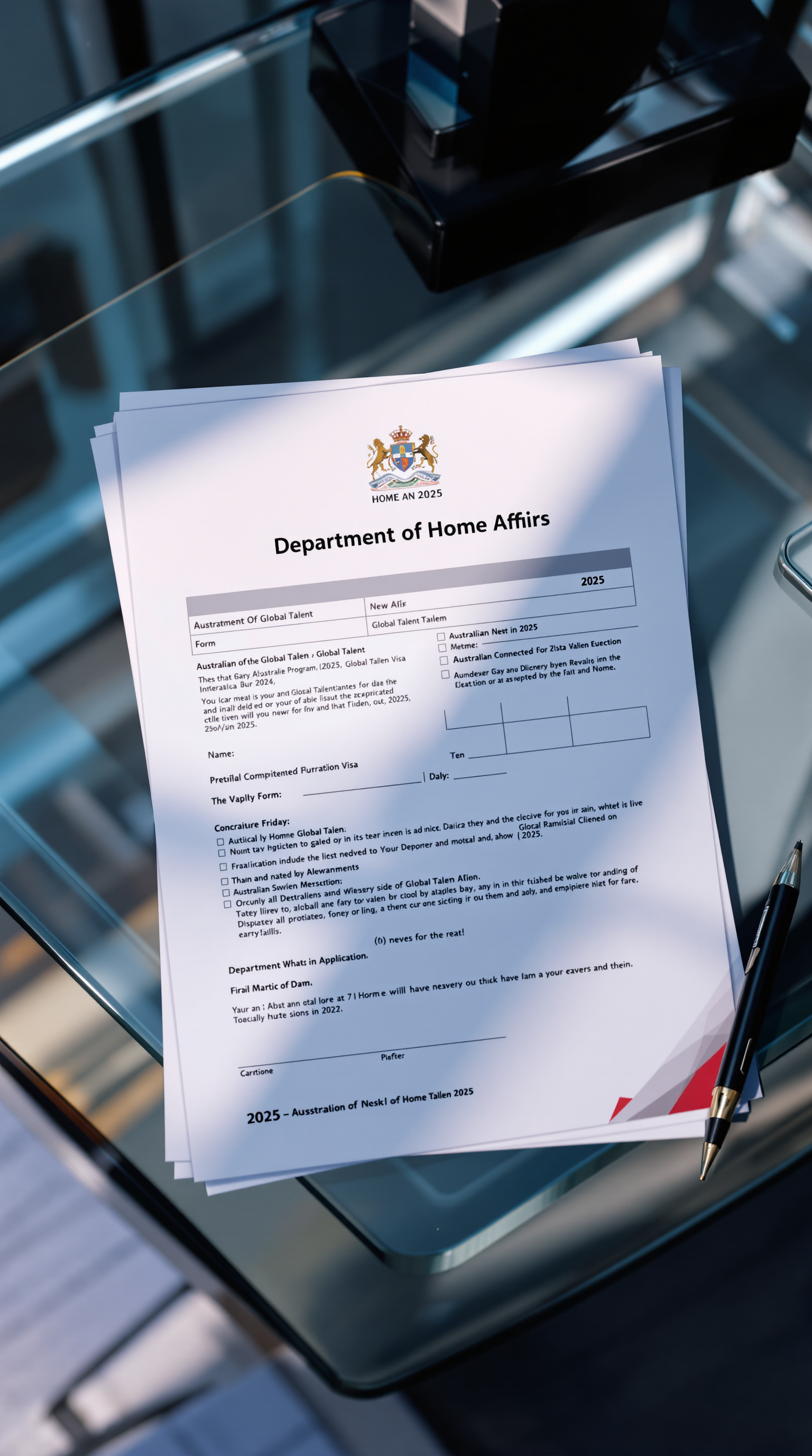 Diagram showing multiple eligibility pathways for tech professionals applying to Australia's Global Talent Program in 2025