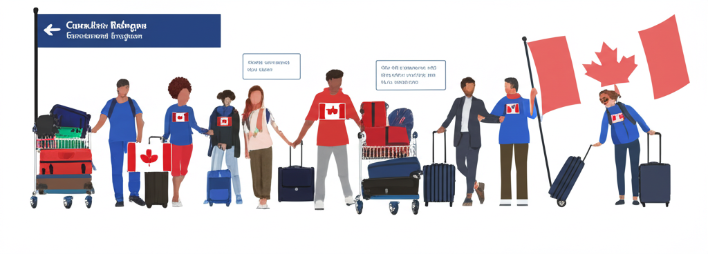 Canadian refugee resettlement program in action