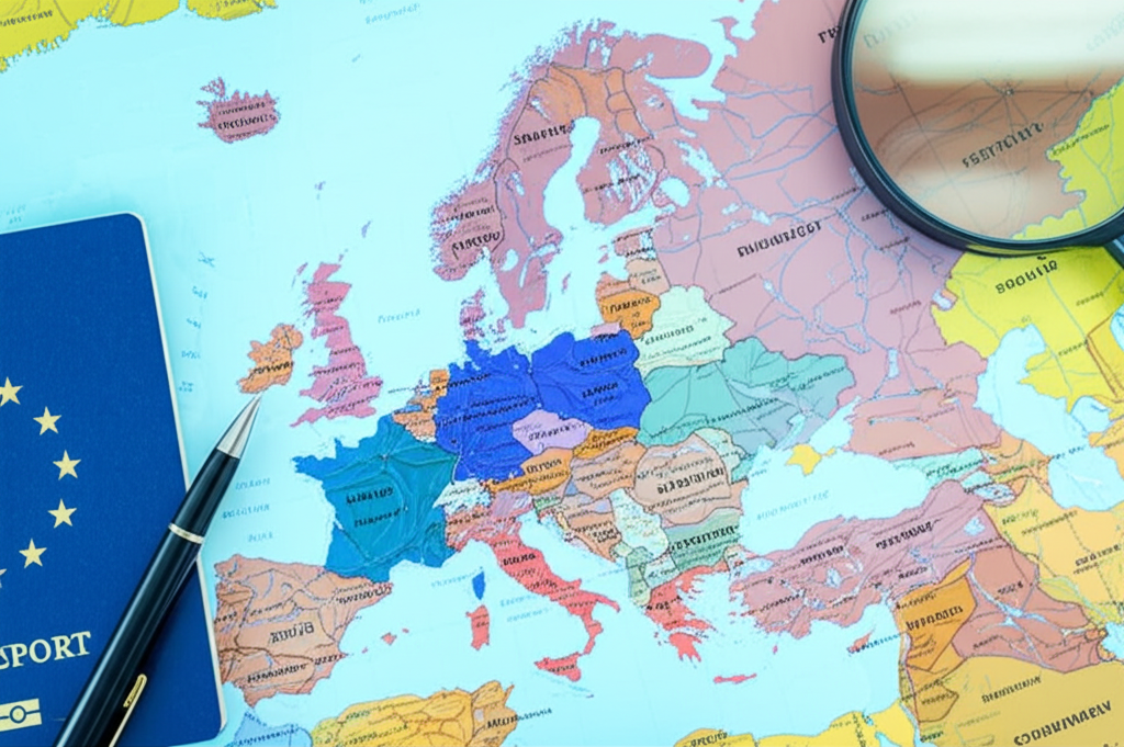 Schengen Application Map